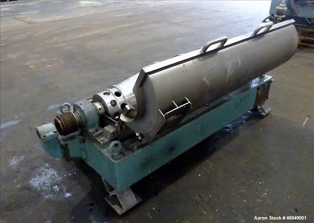 Used Alfa Laval AVNX-418B-31 Solid Bowl Decanter Centrifuge.