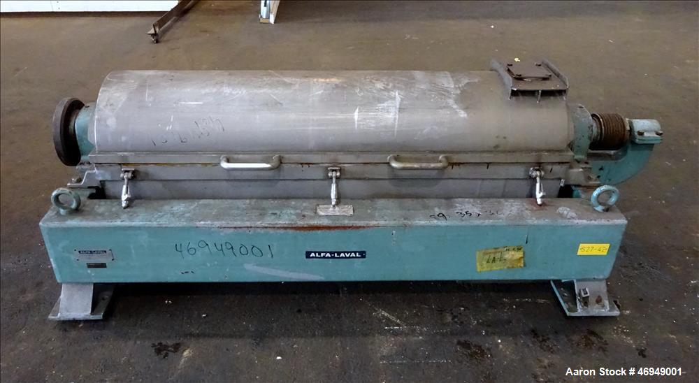 Used Alfa Laval AVNX-418B-31 Solid Bowl Decanter Centrifuge.