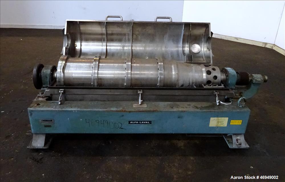 Used Alfa Laval AVNX-418B-31 Solid Bowl Decanter Centrifuge