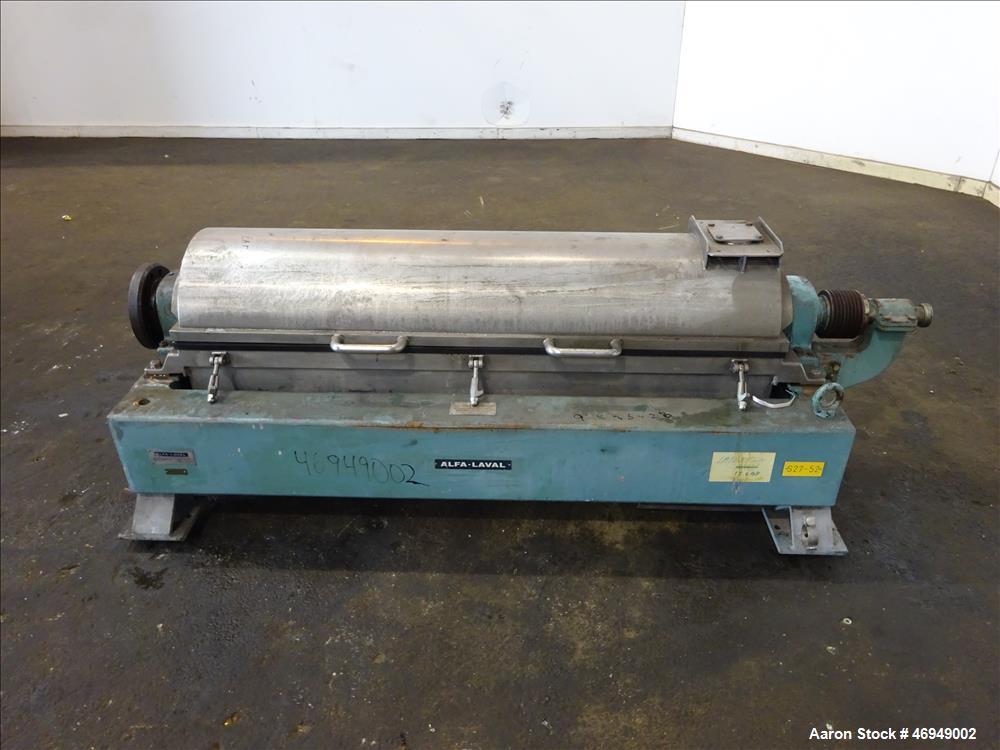 Used Alfa Laval AVNX-418B-31 Solid Bowl Decanter Centrifuge