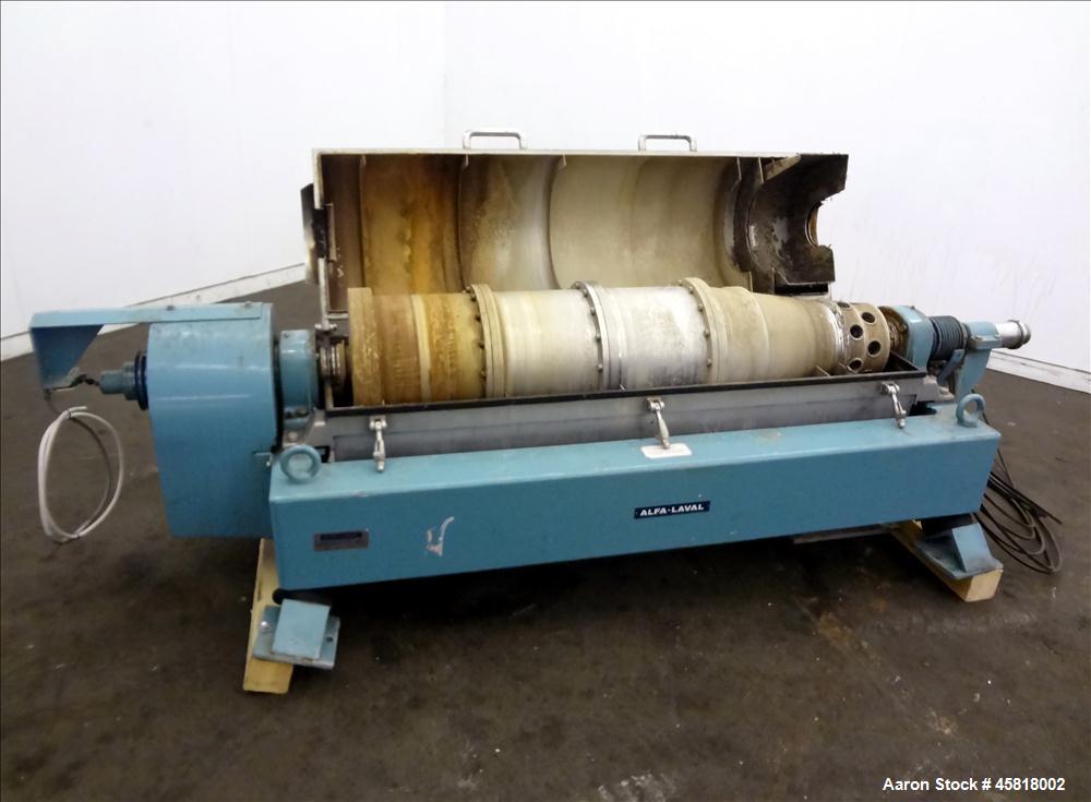 Used Alfa Laval AVNX-418K-31G Solid Bowl Decanter Centrifuge.