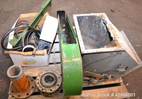 Used Alfa Laval AVNX-420B-31G Solid Bowl Decanter Centrifuge. 316 Stainless steel construction on product contact areas. Maximum bowl speed 4000 rpm. 70 mm Single lead conveyor. Single row of lined c...