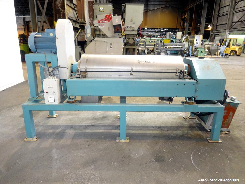 Used Alfa Laval Solid Bowl Decanter Centrifuge. Model AVNX-420