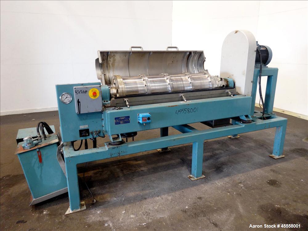 Used Alfa Laval Solid Bowl Decanter Centrifuge. Model AVNX-420