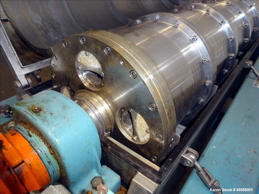 Used Alfa Laval Solid Bowl Decanter Centrifuge. Model AVNX-420