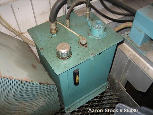 USED: Alfa Laval AVNX-420B-31G solid bowl decanter centrifuge. Max bowl speed 4000 rpm, stainless steel construction on product contact areas, single lead conveyor, single row of lined cake discharge...