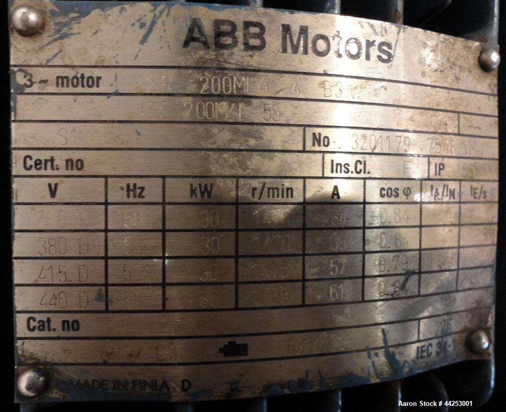 Used Alfa Laval AVNX 424B-31G (PM-35000 Super) Decanter Centrifuge. 316 Stainless steel construction on product contact areas. Maximum bowl speed 3600 rpm, approximate 110mm single lead conveyor with...