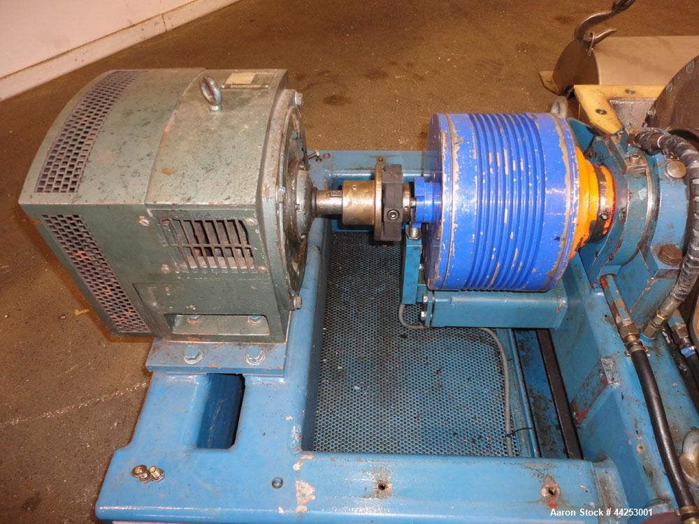 Used Alfa Laval AVNX 424B-31G (PM-35000 Super) Decanter Centrifuge. 316 Stainless steel construction on product contact areas. Maximum bowl speed 3600 rpm, approximate 110mm single lead conveyor with...
