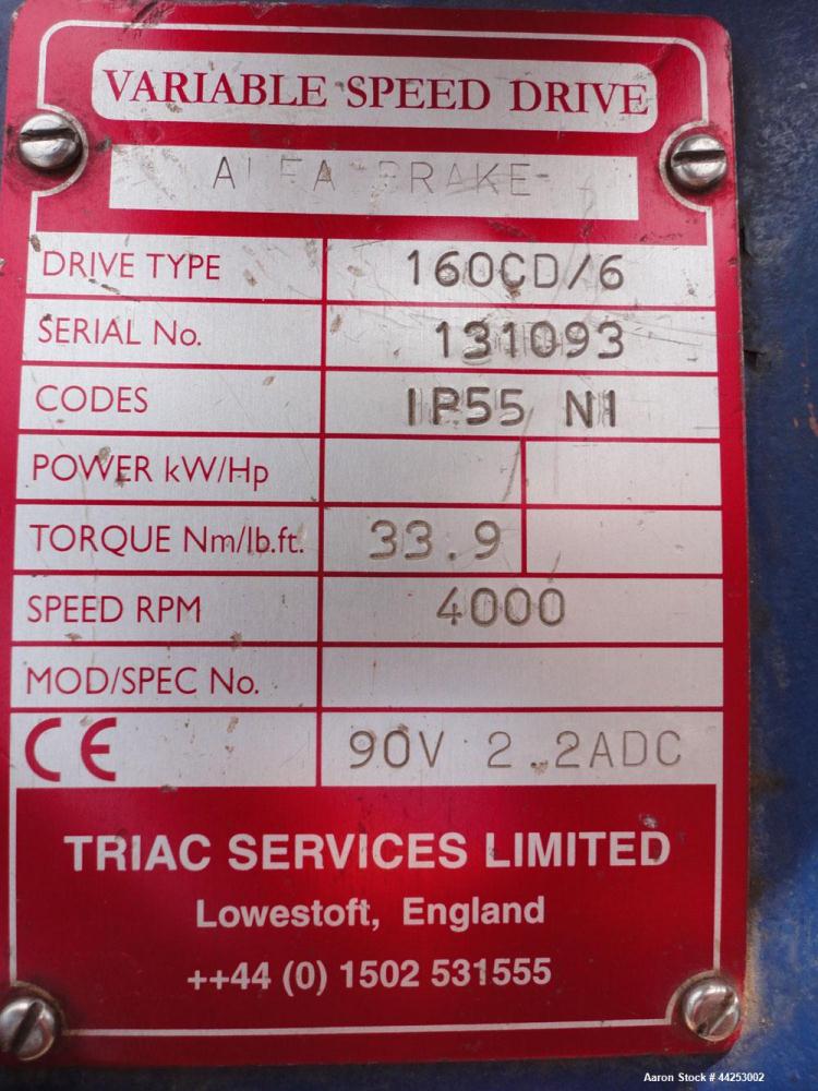 Used Alfa Laval AVNX 424B-31G (PM-35000 Super) Decanter Centrifuge. 316 Stainless steel construction on product contact areas. Maximum bowl speed 3600 rpm, approximate 110mm single lead conveyor with...