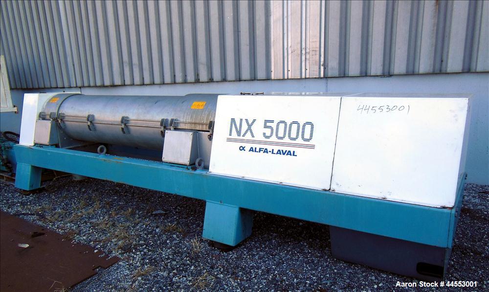 Used Stainless Steel Alfa Laval Solid Bowl Decanter Centrifuge, AVNX-5060B-31G