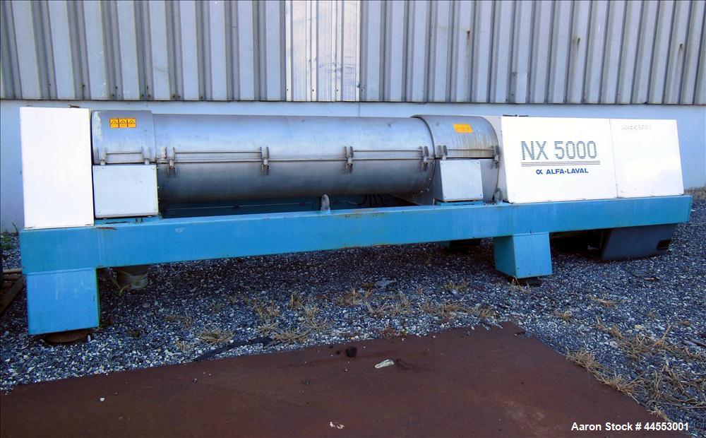 Used Stainless Steel Alfa Laval Solid Bowl Decanter Centrifuge, AVNX-5060B-31G