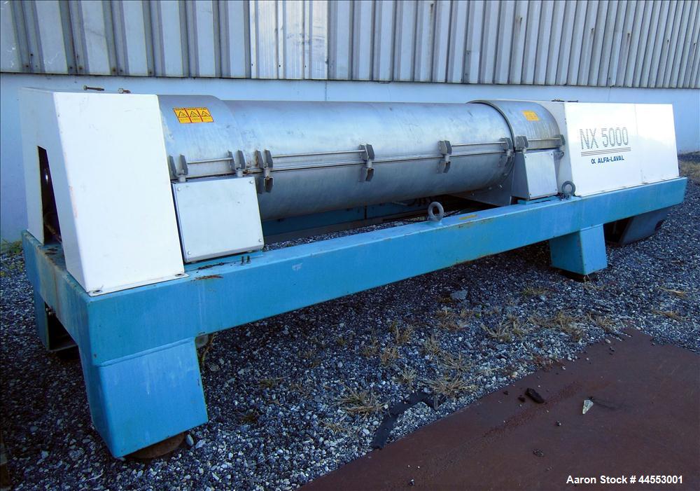 Used Stainless Steel Alfa Laval Solid Bowl Decanter Centrifuge, AVNX-5060B-31G