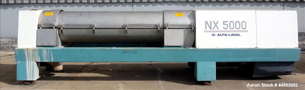 Used Stainless Steel Alfa Laval Solid Bowl Decanter Centrifuge, AVNX-5060B-31G