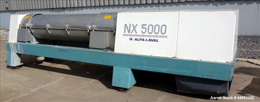 Used Stainless Steel Alfa Laval Solid Bowl Decanter Centrifuge, AVNX-5060B-31G