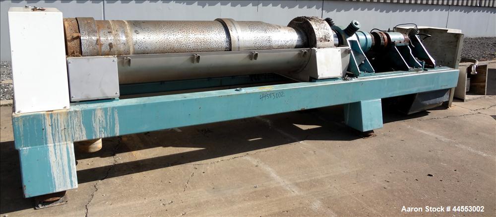 Used Stainless Steel Alfa Laval Solid Bowl Decanter Centrifuge, AVNX-5060B-31G