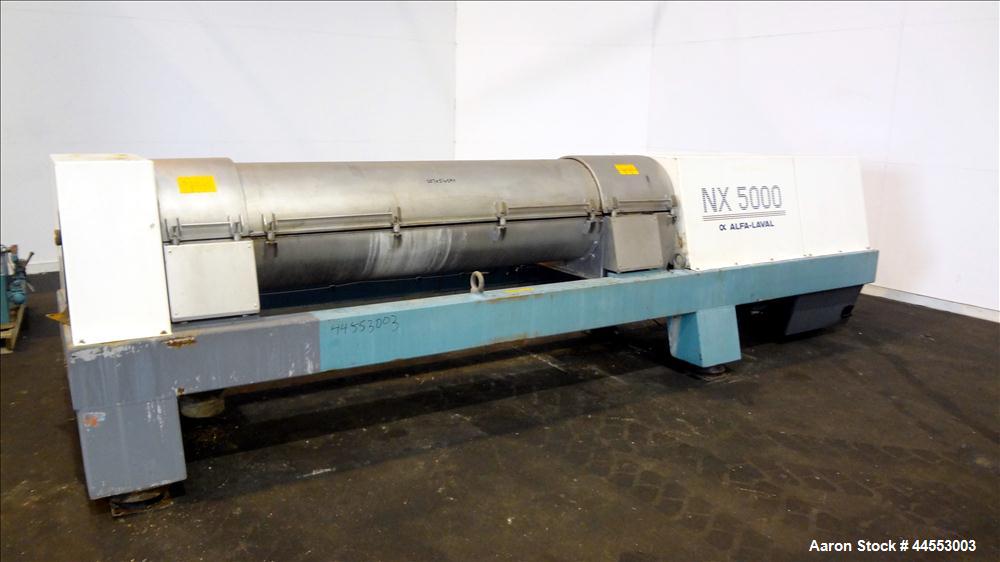 Used Stainless Steel Alfa Laval Solid Bowl Decanter Centrifuge, AVNX-5060B-31G
