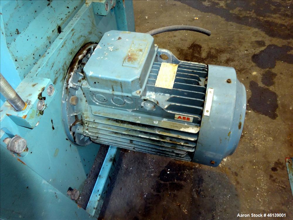 Used Alfa Laval AVNX-714B-31G Solid Bowl Decanter Centrifuge. 316 Stainless steel (product contact areas), maximum bowl speed 4000 rpm, single lead conveyor with welded hardfacing, single row cake li...