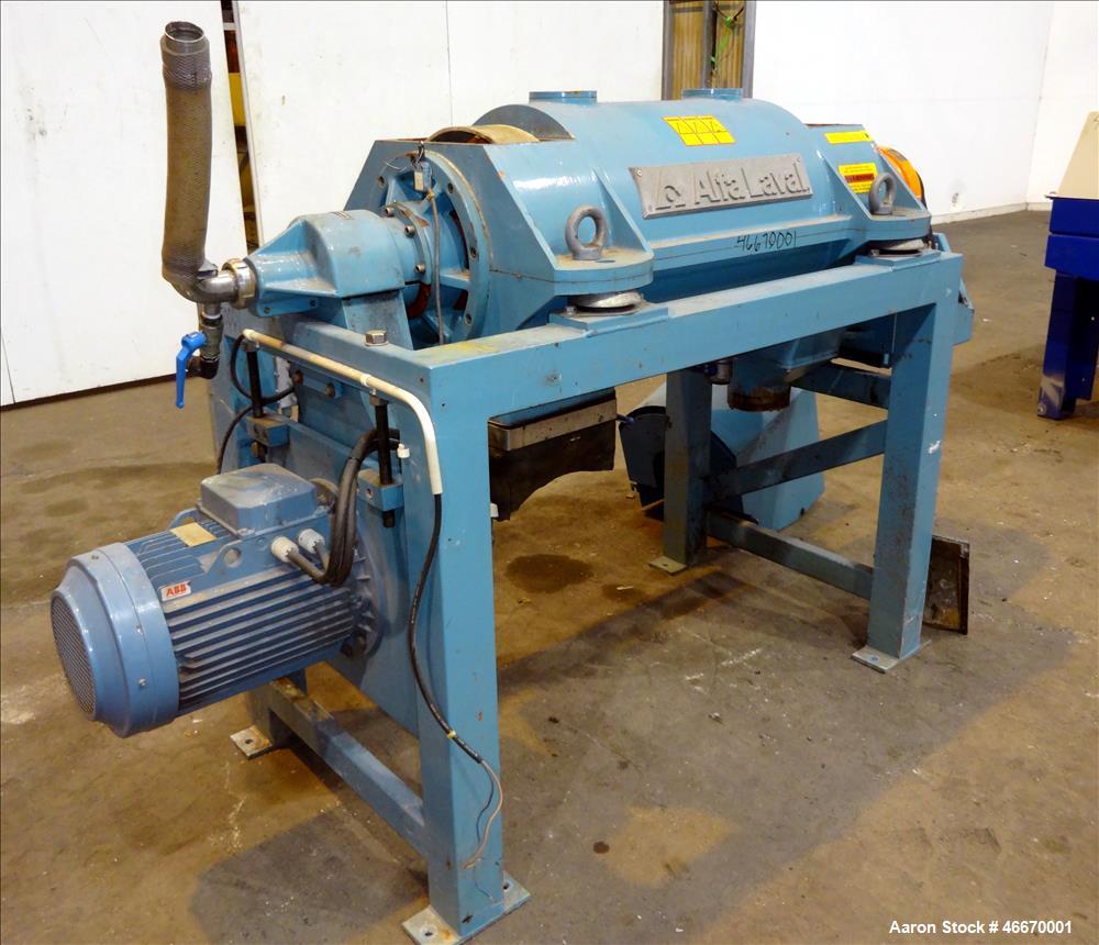 Used Alfa Laval AVNX-714B-31G Solid Bowl Decanter Centrifuge.