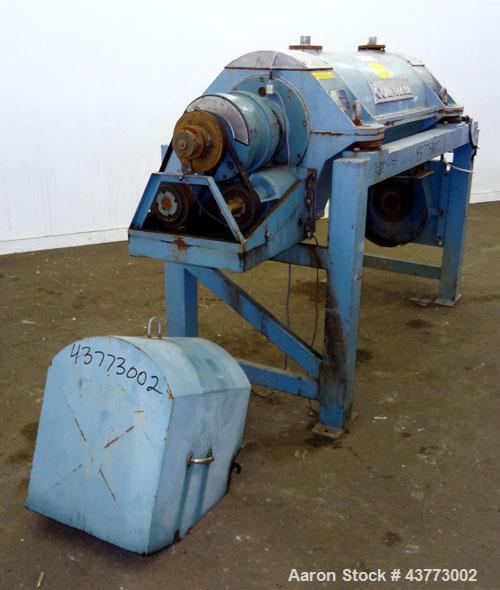 Used Alfa Laval AVNX-716B-31G Solid Bowl Decanter Centrifuge. Stainless steel rotating assembly, bowl speed 4000 rpm, single lead conveyor, casing, 3.5 kNm gearbox, 15kW inline main drive (380/3/50),...