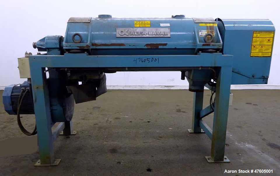 Used Alfa Laval AVNX-716B-31G Solid Bowl Decanter Centrifuge.