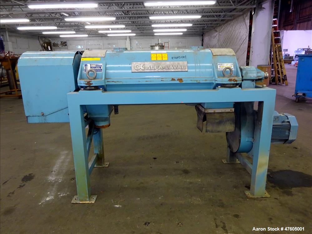 Used Alfa Laval AVNX-716B-31G Solid Bowl Decanter Centrifuge.