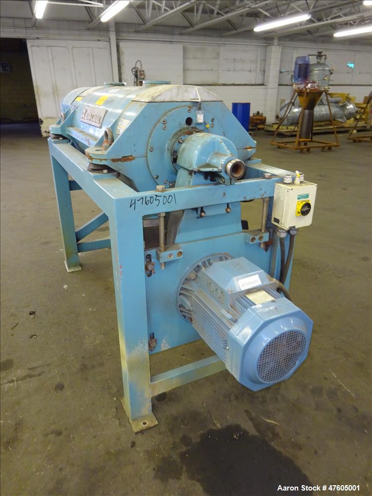 Used Alfa Laval AVNX-716B-31G Solid Bowl Decanter Centrifuge.
