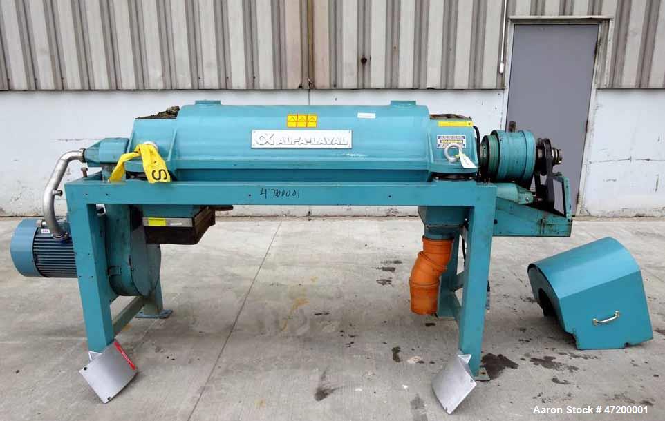 Used Alfa Laval AVNX-720B-31G Solid Bowl Decanter Centrifuge.