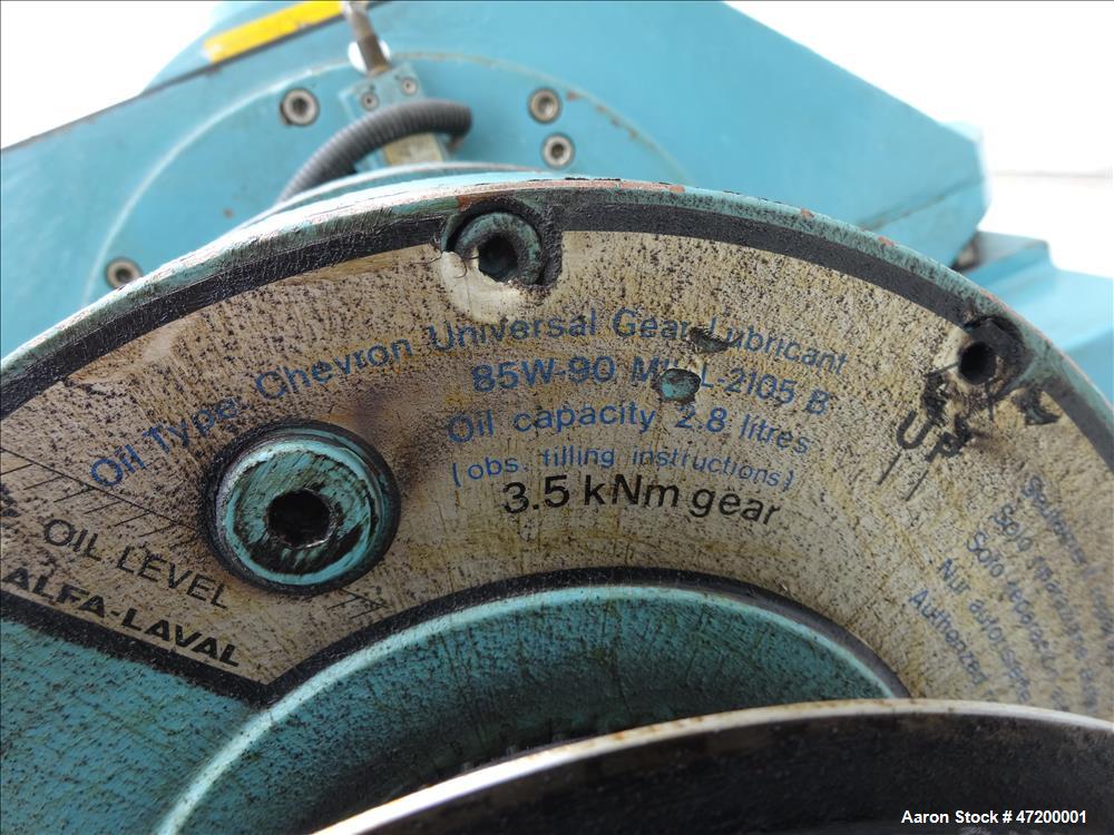 Used Alfa Laval AVNX-720B-31G Solid Bowl Decanter Centrifuge.