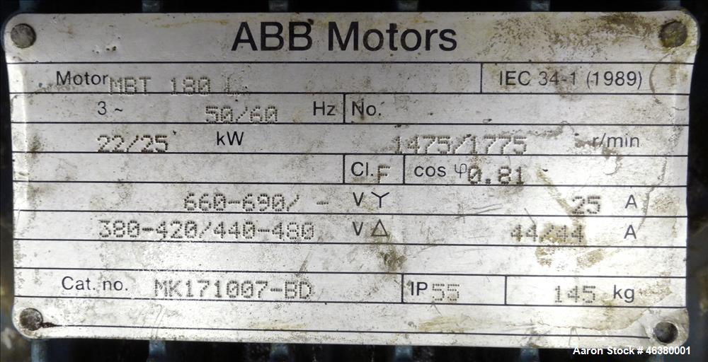 Used Alfa Laval AVNX-728B-31G Solid Bowl Decanter Centrifuge