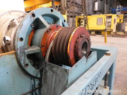 Used Alfa Laval AVNX-730B-31G Solid Bowl Decanter Centrifuge, 316 stainless steel construction (product contact areas), maximum bowl speed 3200 rpm, 70 mm single lead conveyor, solid discharge ports ...