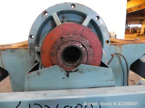 Used Alfa Laval AVNX-730B-31G Solid Bowl Decanter Centrifuge, 316 stainless steel construction (product contact areas), maximum bowl speed 3200 rpm, 70 mm single lead conveyor, solid discharge ports ...