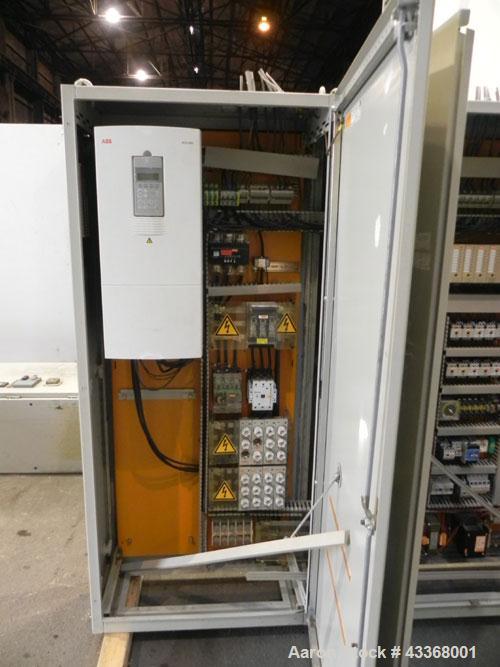 Used Alfa Laval AVNX-730B-31G Solid Bowl Decanter Centrifuge, 316 stainless steel construction (product contact areas), maximum bowl speed 3200 rpm, 70 mm single lead conveyor, solid discharge ports ...