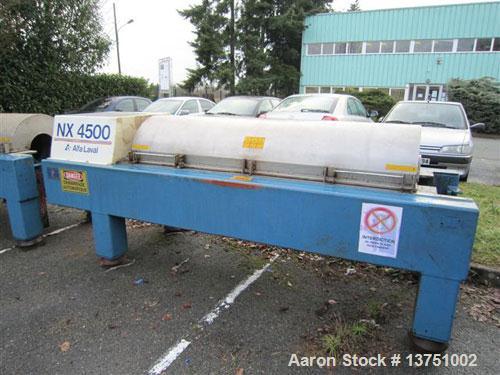 Used-Alfa Laval AVNX-935B-31G Solid Bowl Decanter Centrifuge. 316 Stainless steel construction (product contact areas), maxi...