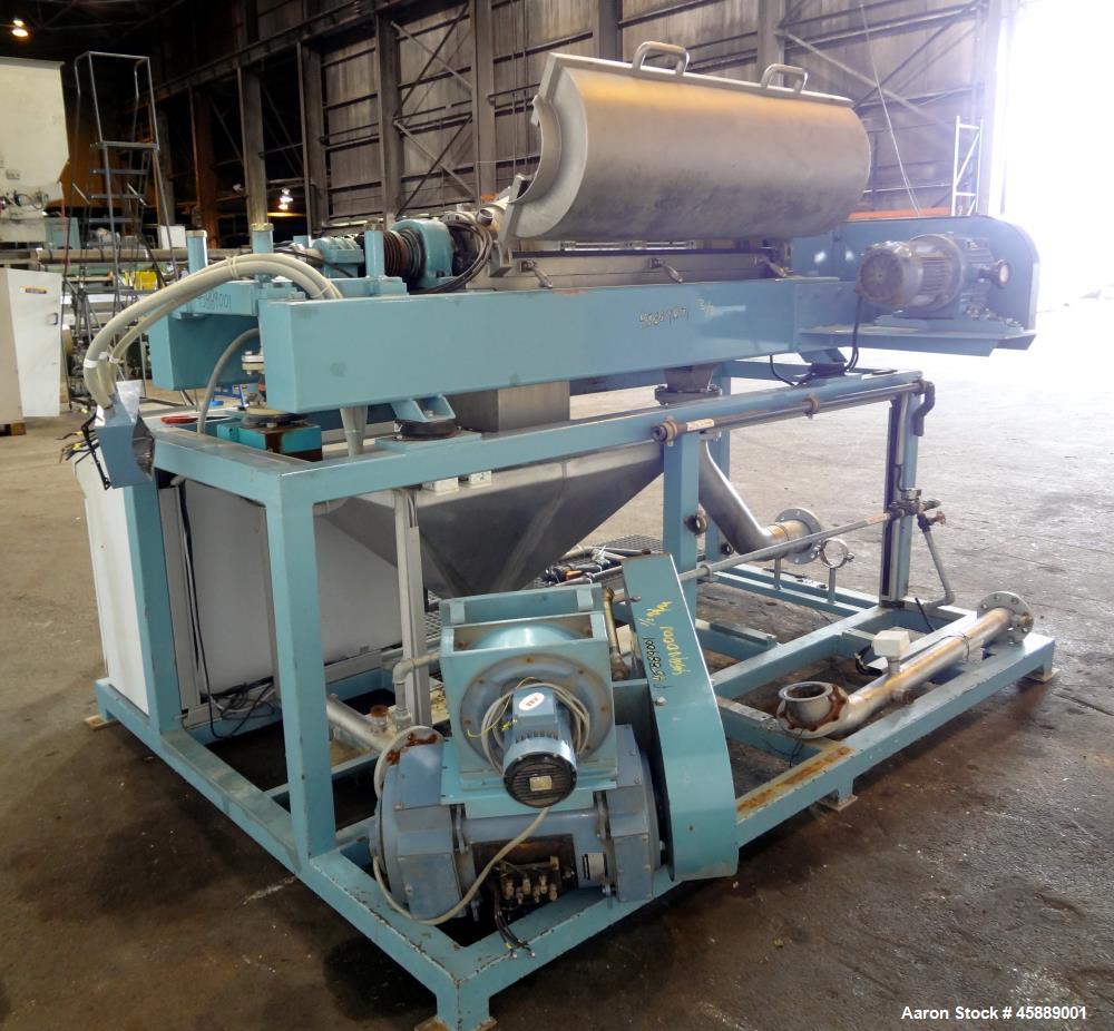 Used Alfa Laval Solid Bowl Decanter Centrifuge, Model AVNX 419B-31G