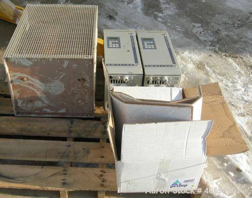 Used Alfa Laval Decanter, Type ALDEC 406, 316 stainless steel construction on product contact parts. Maximum bowl speed 4000 rpm. 110mm single lead conveyor with hardfacing. Driven by a 22 kw, 3/50/3...
