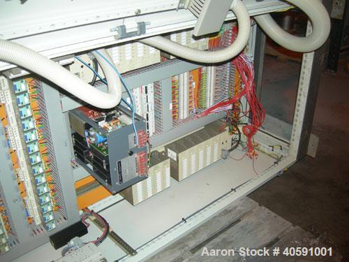 Used Alfa Laval Decanter, Type ALDEC 406, 316 stainless steel construction on product contact parts. Maximum bowl speed 4000 rpm. 110mm single lead conveyor with hardfacing. Driven by a 22 kw, 3/50/3...