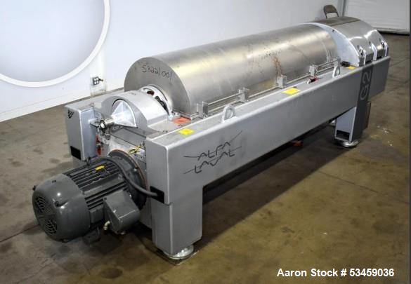 Unused Alfa Laval Aldec 45 Solid Bowl Decanter Centrifuge – AISI 316 Stainless Steel, 4,200 RPM, 55 kW Drive
