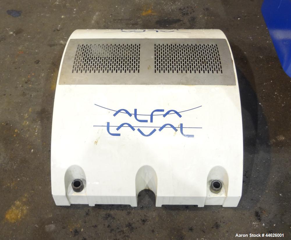 Used Alfa Laval Aldec 506 Solid Bowl Decanter Centrifuge. 316 Stainless steel (product contact areas). Maximum bowl speed 3250 rpm, base, bowl diameter 17.7" (450 mm), length 78.4" (2000 mm), casing ...