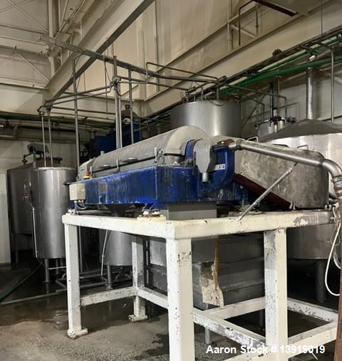 Used-Alfa Laval Decanter Centrifuge, Model CBDNX-418B - 31G