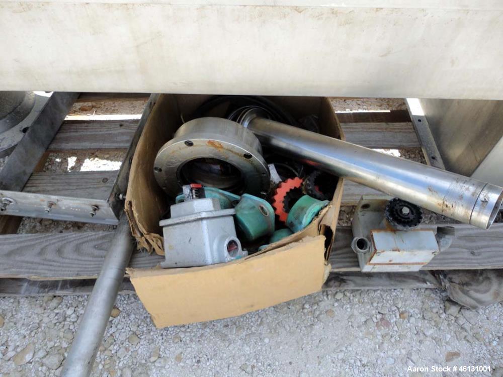 Used Alfa Laval DMNX-418 Solid Bowl Decanter Centrifuge Parts. consisting of misc. bowl components, base, casing.