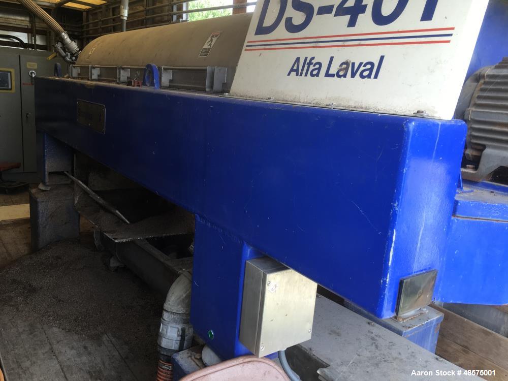 Used Alfa Laval DS-401 Solid Bowl Decanter Centrifuge