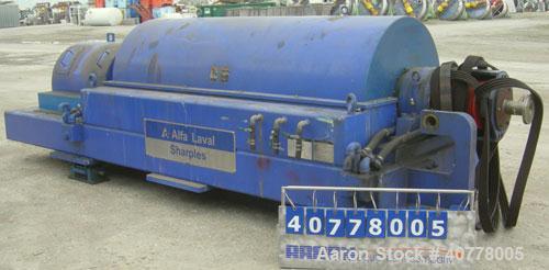 Used Stainless Steel Sharples Super-D-Canter Centrifuge