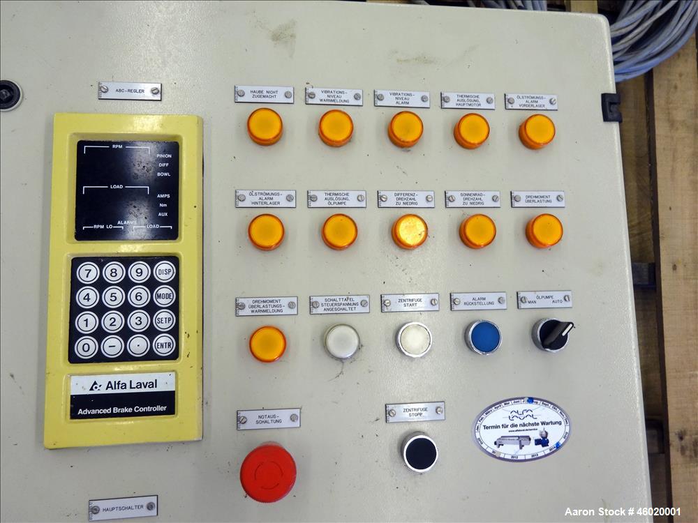 Used Alfa Laval/Sharples DSNX-4250(PM-36000) Super-D-Canter Centrifuge