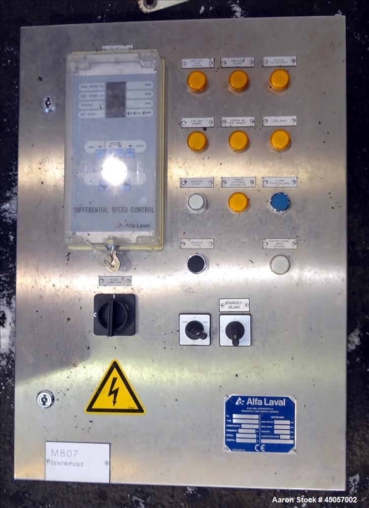 Used Alfa Laval Decanter Centrifuge, DSNX-4850