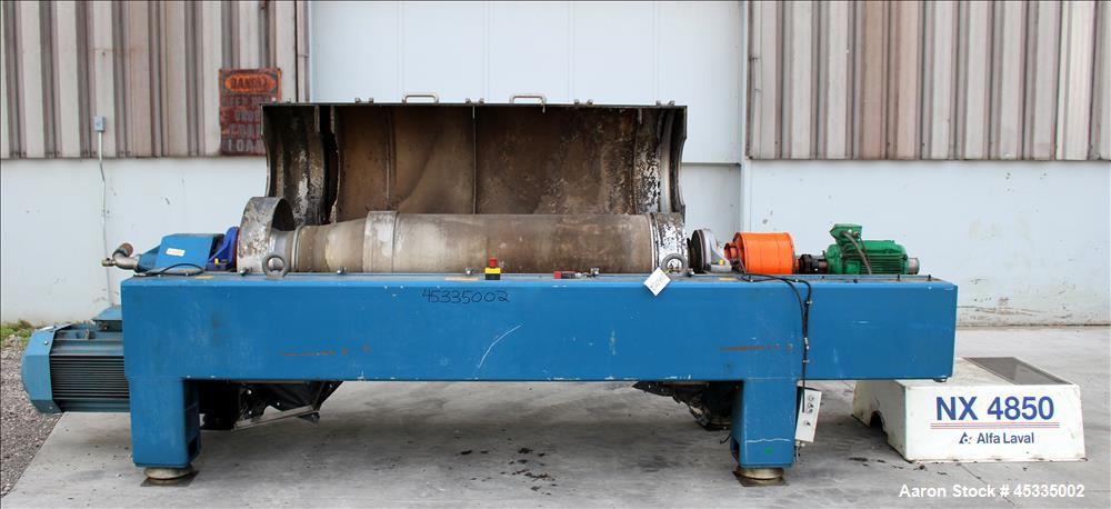 Used Alfa Laval DSNX-4850 Solid Bowl Decanter Centrifuge