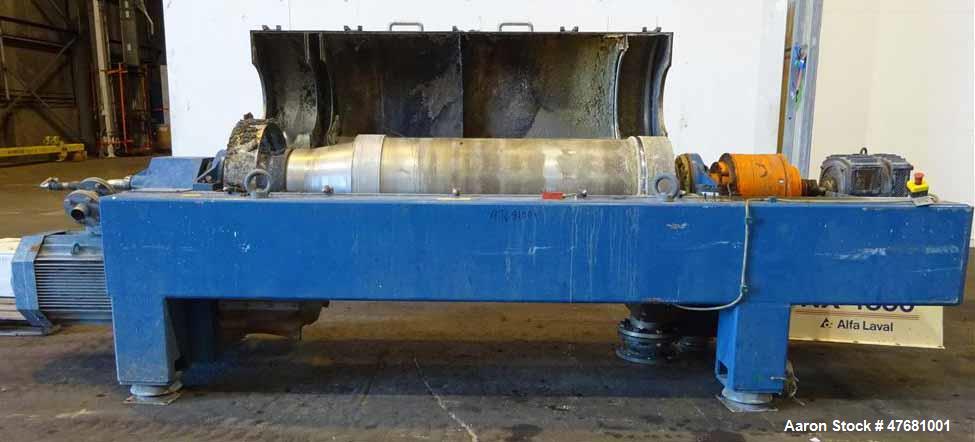 Used- Alfa Laval DSNX-4850 Solid Bowl Decanter Centrifuge