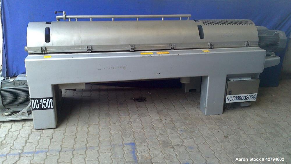 Used Alfa Laval FOODEC 310 Solid Bowl Decanter Centrifuge
