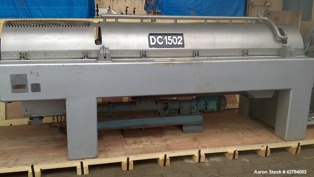 Used Alfa Laval FOODEC 310 Solid Bowl Decanter Centrifuge