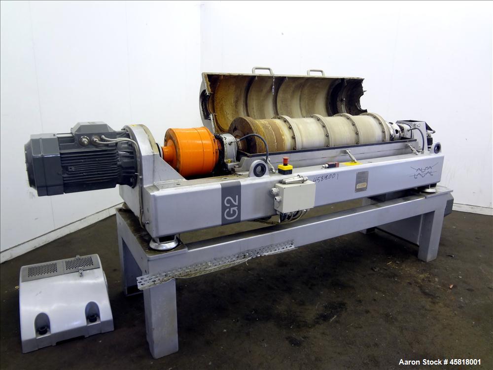Used Alfa Laval Aldec G2-40 Solid Bowl Decanter Centrifuge