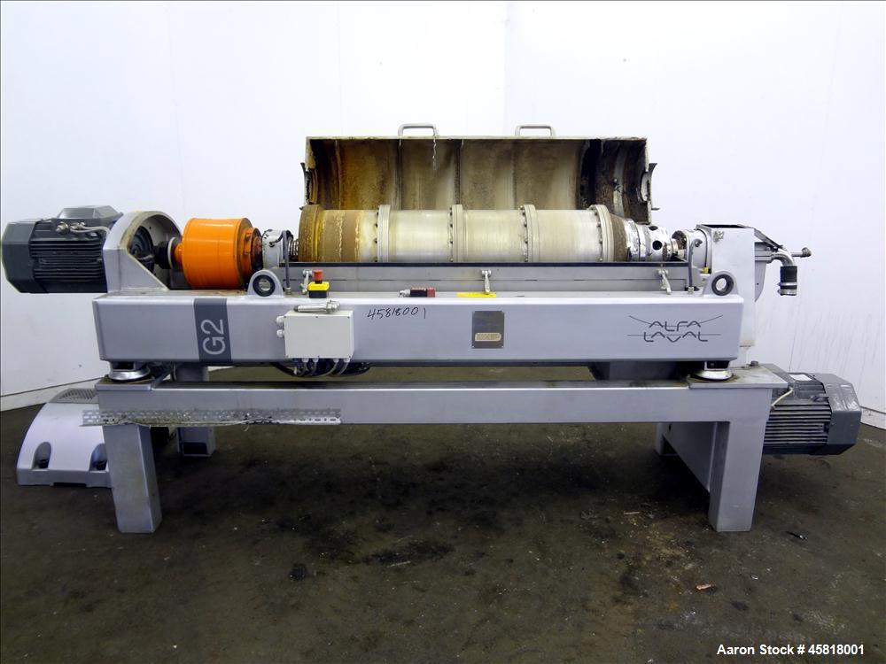 Used Alfa Laval Aldec G2-40 Solid Bowl Decanter Centrifuge